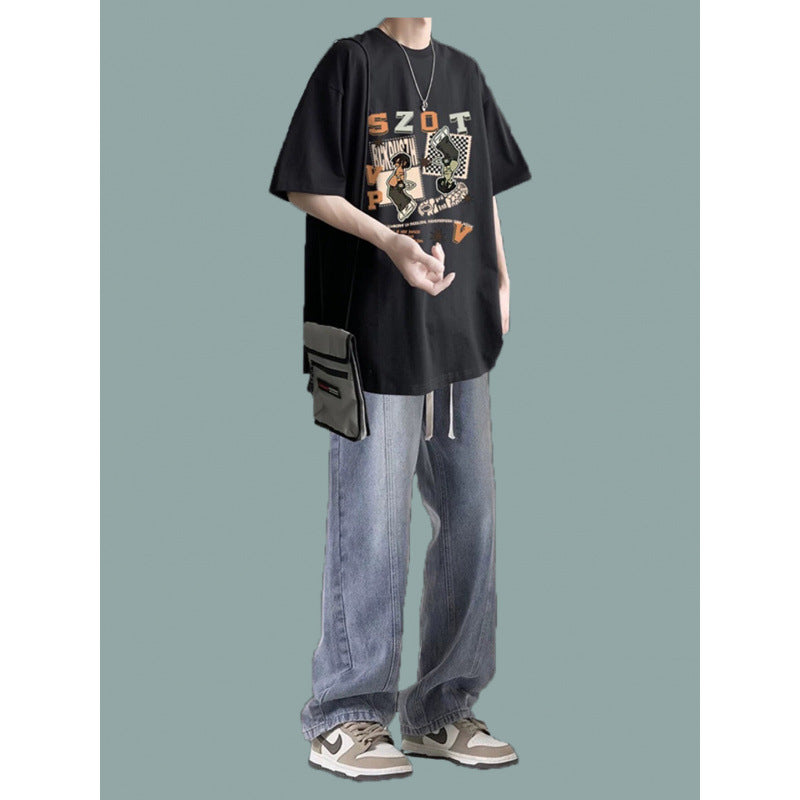 Men's T-shirt and jeans