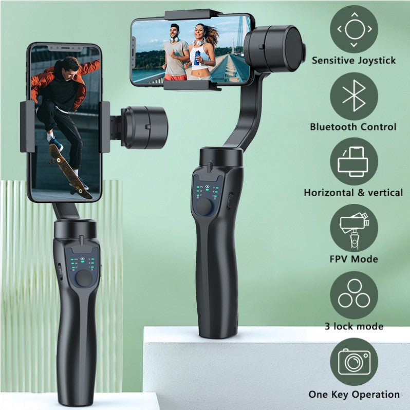F8 mobile phone camera stabilizer handheld three-axis anti shake platform Tiktok live broadcast tripod short video camera stabilizer - TrendTrove