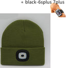 LED luminous knitted hat