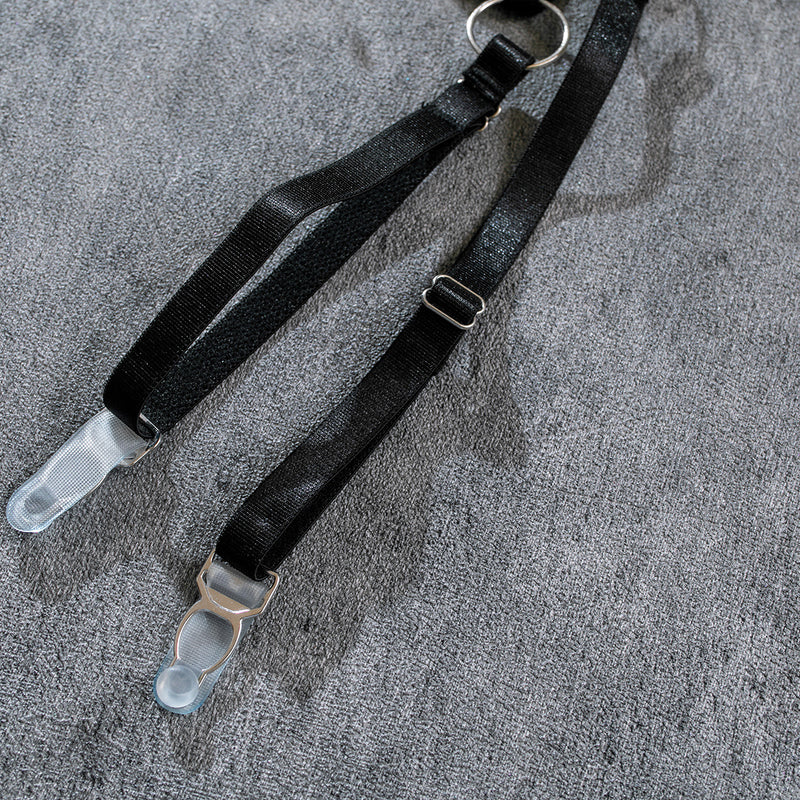 Nude Feel Breathable Mesh See-through Underwear Four-piece Set