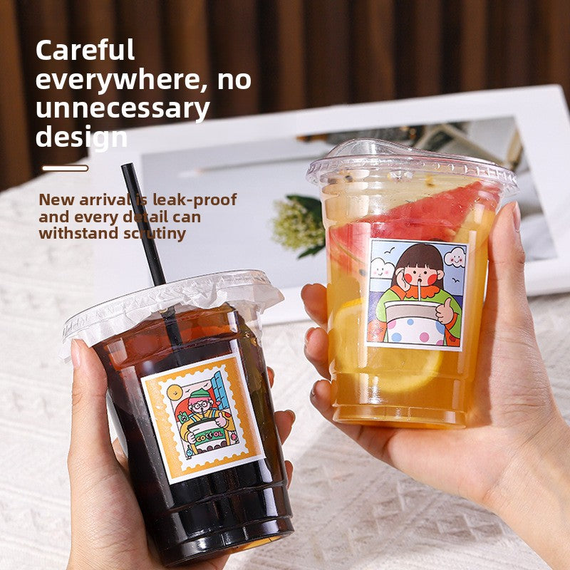 Disposable milk tea cup