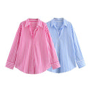 Women's Classic Striped Loose Shirt