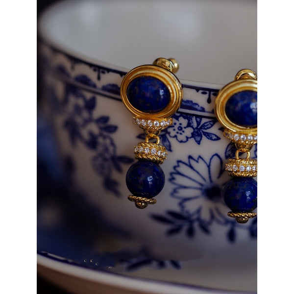 Rarely-seen vintage Mediterranean earrings