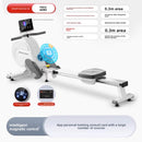 Foldable Smart Rowing Machine with Magnetic Resistance for Home Fitness