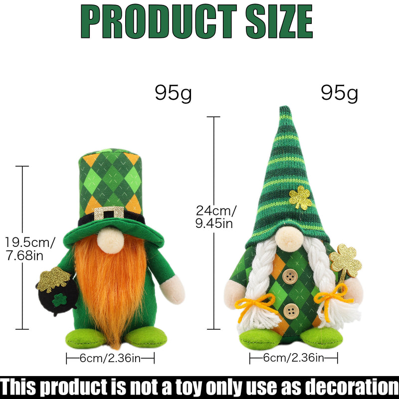 St Patrick's Irish Day Green Leaf Festival Decoration Clover Essence