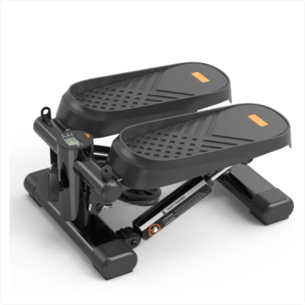 CD Monitor Downloads Home Office Exercise 330LBS Capacity Mini Stepper With Resistance Bands And LCD Monitor