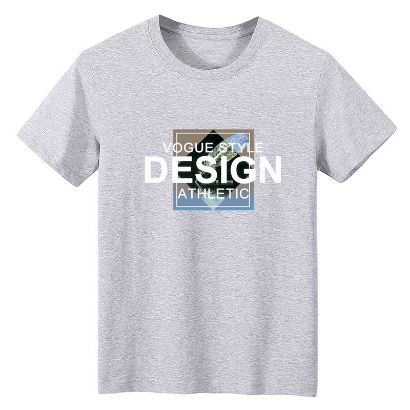 Men's Summer Printed Slim Fit Short Sleeve T-shirt