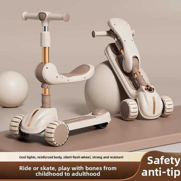 Children's three-in-one scooter