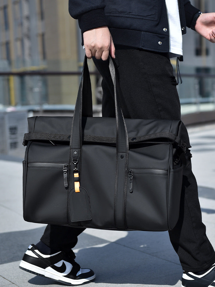 Water-Repellent Large-Capacity Travel Tote Bag with Dry/Wet Separation