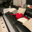 Heart-Shaped Velvet Cushion