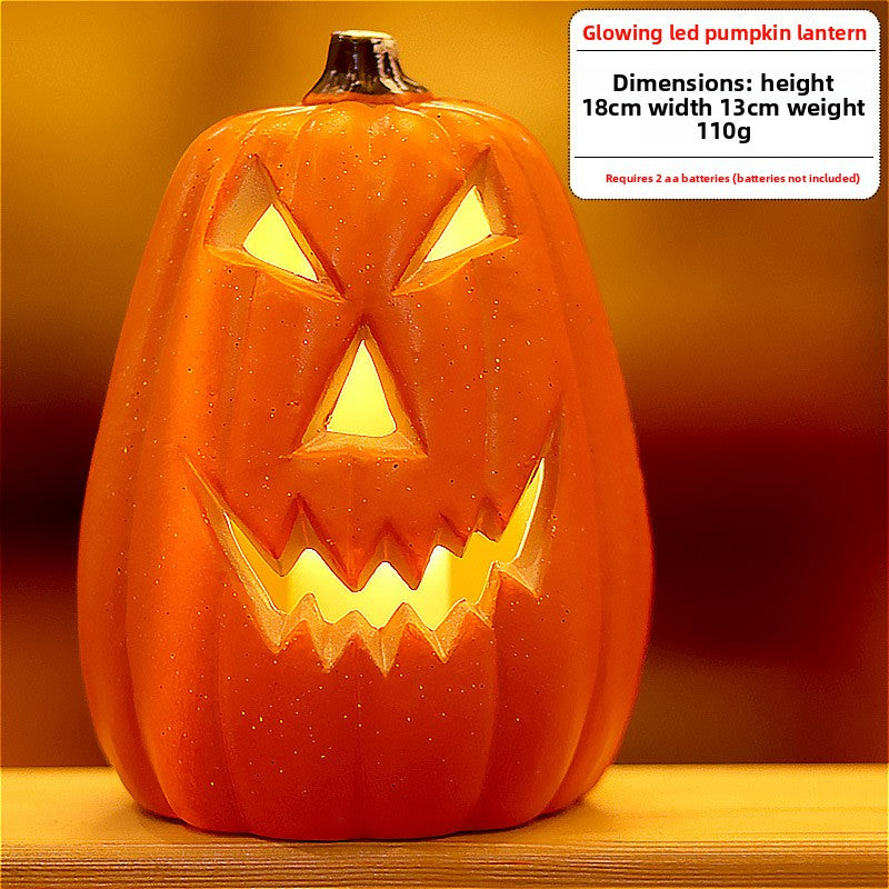 Glowing Halloween Pumpkin Lantern for Decoration