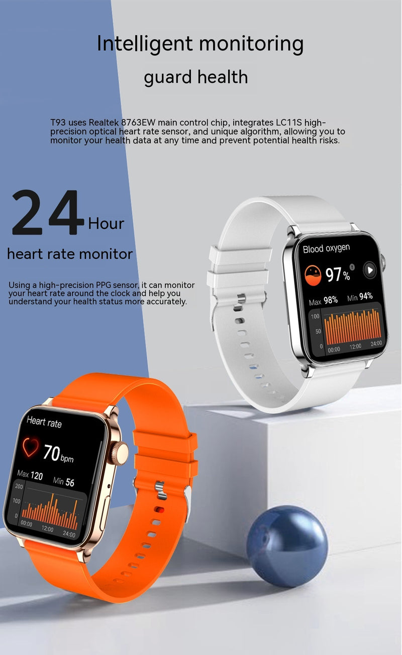 Smart Watch Real-time Sleep Blood Pressure Blood Oxygen Exercise Monitoring Watch Men And Women