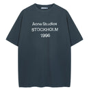 Distressed Washed Gradient Print Cotton T-shirt