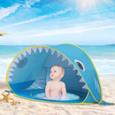 Children's beach tent seaside sun protection and shading fully automatic sand pit tent house - TrendTrove