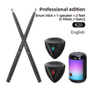 Portable Electronic Drum Set for Beginners with 5 Drums and 4 Cymbals