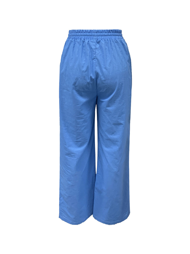 Women's Elegant Casual Two-Piece Set with Drawstring