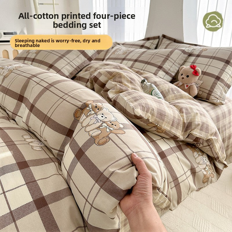 Cotton bed set