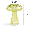 Glass Mushroom Vase Aromatherapy Vase Hydroponic Flower Arrangement Decoration Home Decoration Glass Creative Vase - TrendTrove