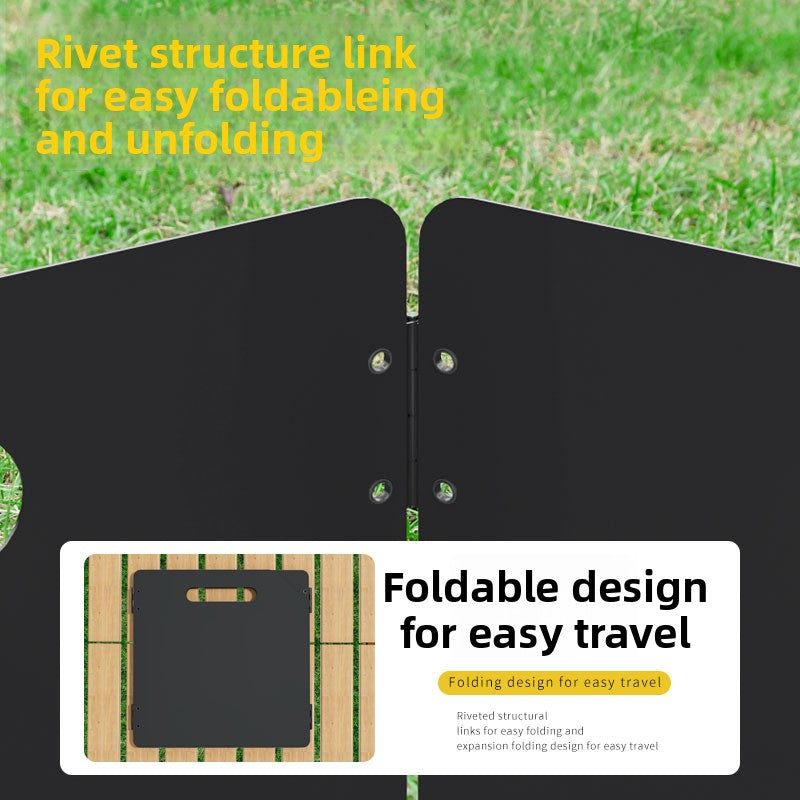 Outdoor Stove Windshield