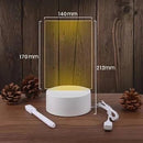 LED lamp memo board bedside lamp