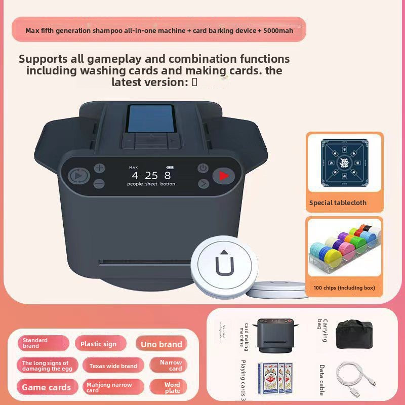 Texas Hold 'em poker shampoo all-in-one machine