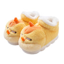 Indoor Home Non-slip Thick Bottom Furry Cotton-padded Shoes With Velvet