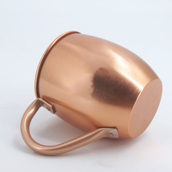 Spinning Aluminum Oxide Metal Drum Shaped Beer Glass