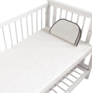 Baby fitted sheet pure cotton plus cotton sheets ins Japanese and Korean style quilted embroidered newborn sheets autumn and winter children's mattress