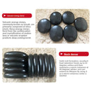 Massage Volcanic Energy Stone Set with Heating Box for Spa and Relaxation