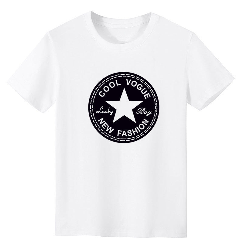 Men's Summer Printed Slim Fit Short Sleeve T-shirt