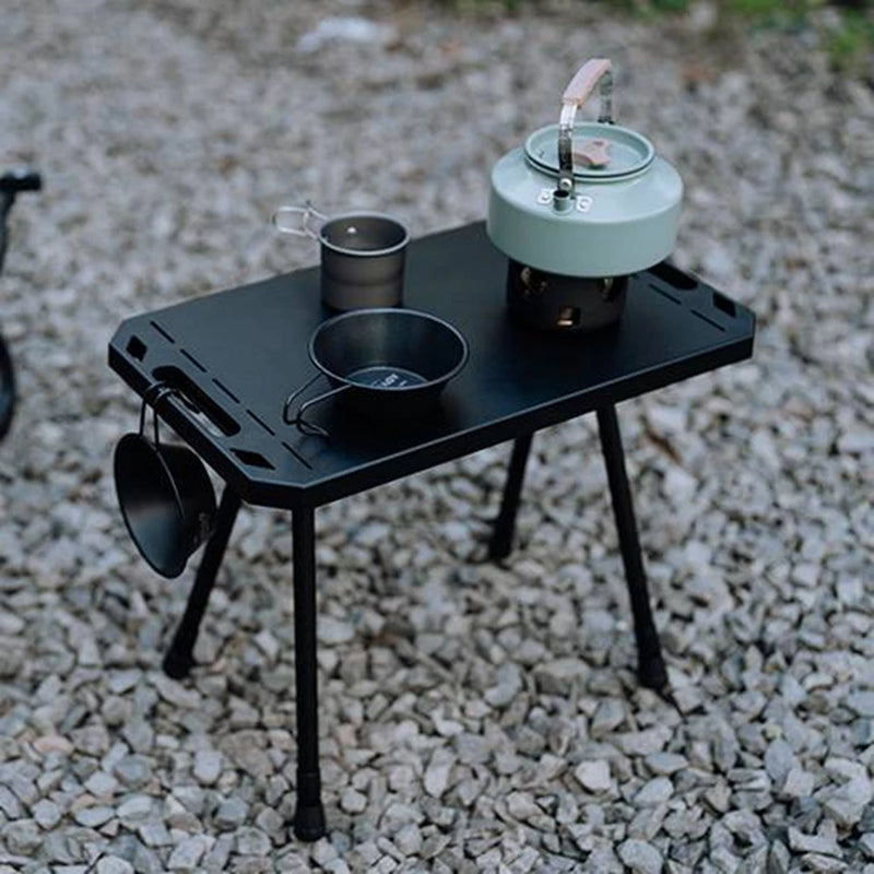 Folding Picnic Table Adjustable Height Outdoor Table Aluminium Alloy Tactical Table for Outdoor Indoor Picnic BBQ Hiking - TrendTrove