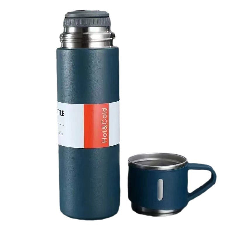 Travel cup vacuum insulated coffee cup