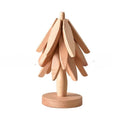 Wooden Creative Walnut Tree Solid Wood Insulation Mat Christmas Tree Insulation Table Mat Household Cup Mat Sand Pot Mat - TrendTrove