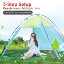 Pop Up Beach Tent Sun Shade Shelter Anti-UV Shelter Fully Automatic Folding Camping Tent - TrendTrove