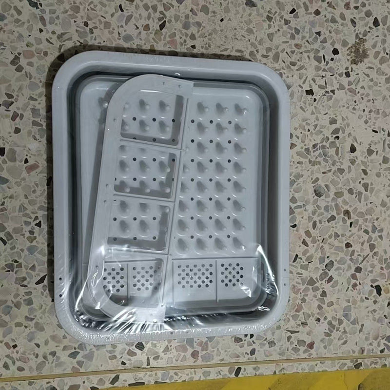 Folding draining basket kitchen