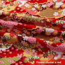 All-cotton Japanese-style gold-embossed fabric