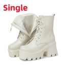 Women's Genuine Leather High-Top Winter Boots