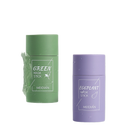 charming green tea cleaning solid mask eggplant deep cleansing  solid mask