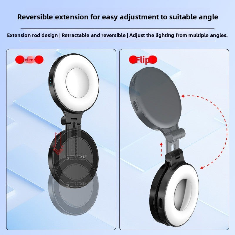 Magnetic Phone Fill Light with Adjustable Dual Temperature