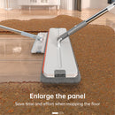 A 33cm Home Floor Cleaning Set: Hand Free Flat Mop & Bucket, 360° Rotating, Washable Microfiber, Lazy Cleaning Tool. - TrendTrove
