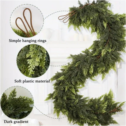 Artificial Christmas Vine Pine Garland
