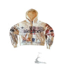 Harajuku Y2K Street Printed Zipper Hooded Sweatshirt