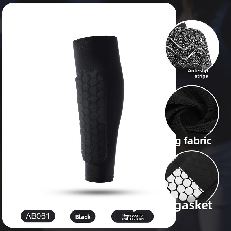 Breathable Honeycomb Sports Leg Guards for Running and Basketball