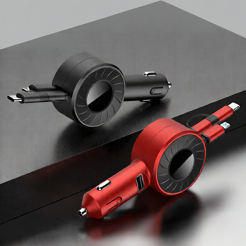 telescopic charging line car charger fast charge