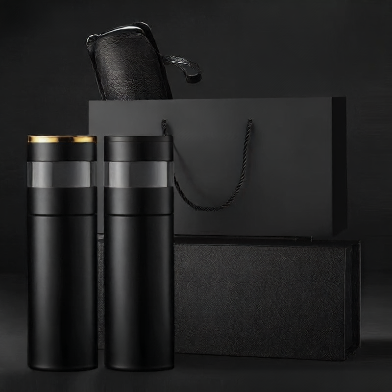 Smart Temperature Display Vacuum Insulated Cup with Tea Strainer