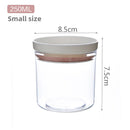 Transparent storage jars for household kitchens