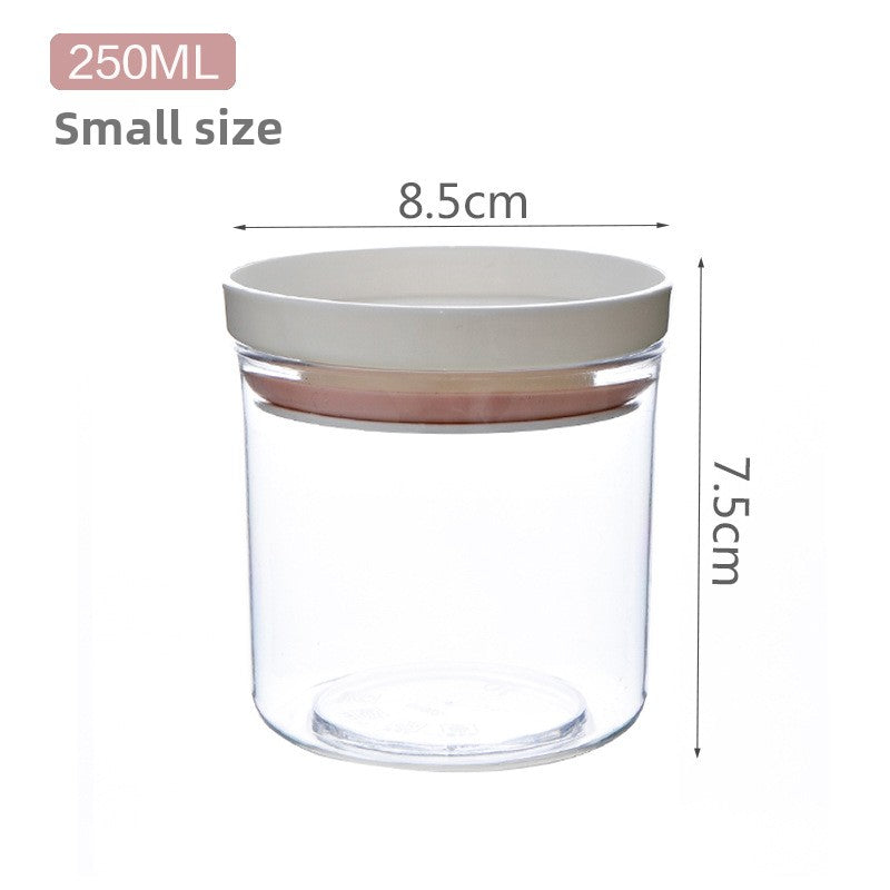 Transparent storage jars for household kitchens