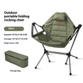 Rocking Chair Outdoor Aluminum Alloy Folding Chair Portable