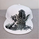 Adjustable Crane Embroidered Baseball Cap