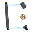 Rain Shower System Brushed Nickel Tub Shower Faucet Set 10 Inch Square Rainfall Shower Head With Handheld Sprayer And Waterfall Tub Spout Pressure Balance Rough In Valve Shower Mixer Combo